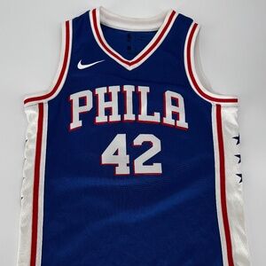 Nike Philadelphia Sixers Al Horford #42 Kids Jersey Size Small 061